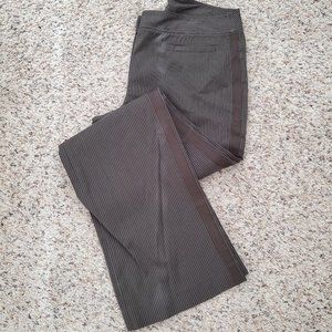 DKNY Brown pin stripe trousers